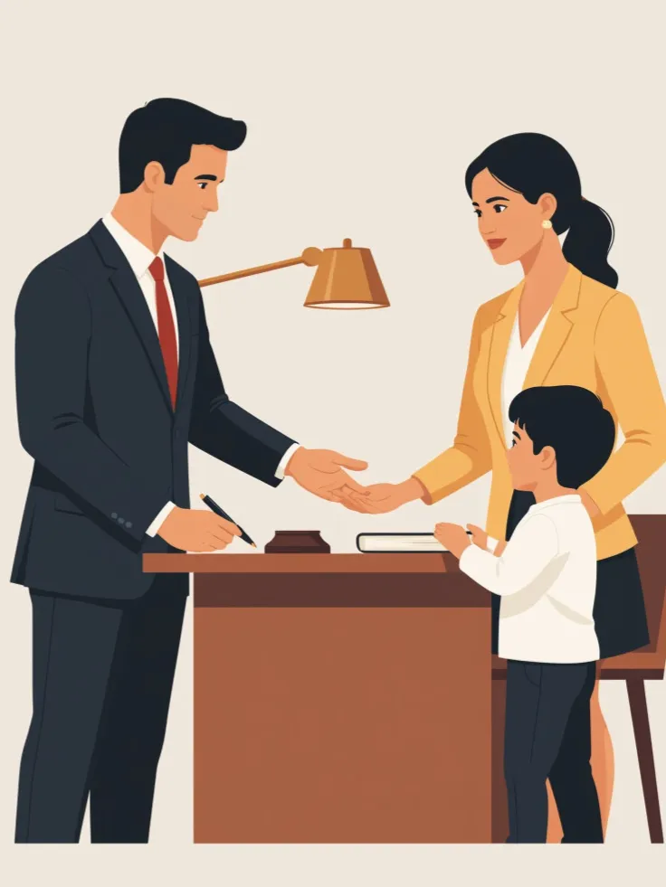 Как передать ребенка родителю до окончания спора - практика